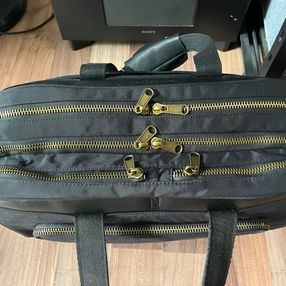 Nomad Lane Black Bento Bag Travel Carry On Personal Item Duffle Weekend - Picture 7 of 16